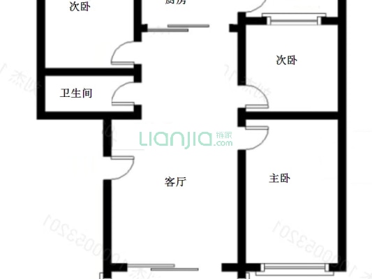 范阳路门口就是838公交，此房满五税费-户型图