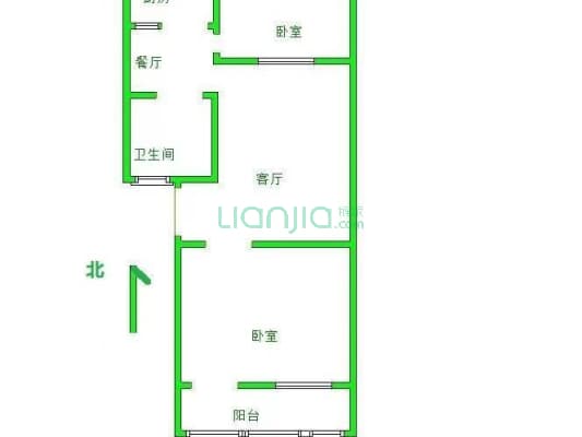 中华小区一区 产权清晰 楼层好临 近东风公园-户型图