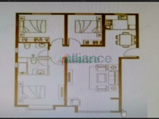 一线河景美宅，标准现房，即买即住-户型图