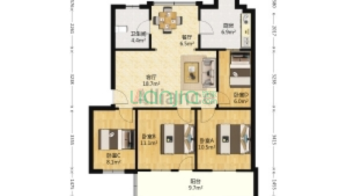 人民商场家属院二手房实景图