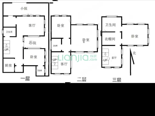 4A级高尔夫别墅景区，地上三层环院，大面积私人庭院-户型图