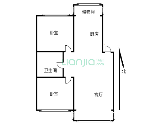 兴隆家园2-1-1-1 89.00m²-户型图