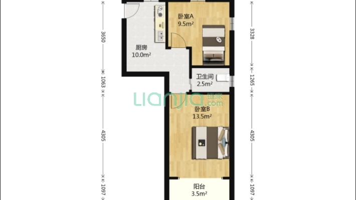 铁路职工小区二手房实景图