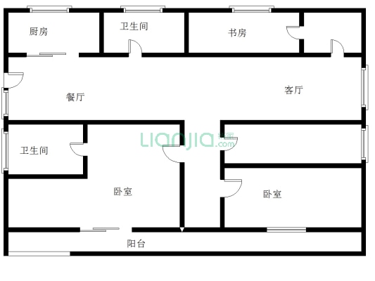 北苑丽城 3室2厅 南