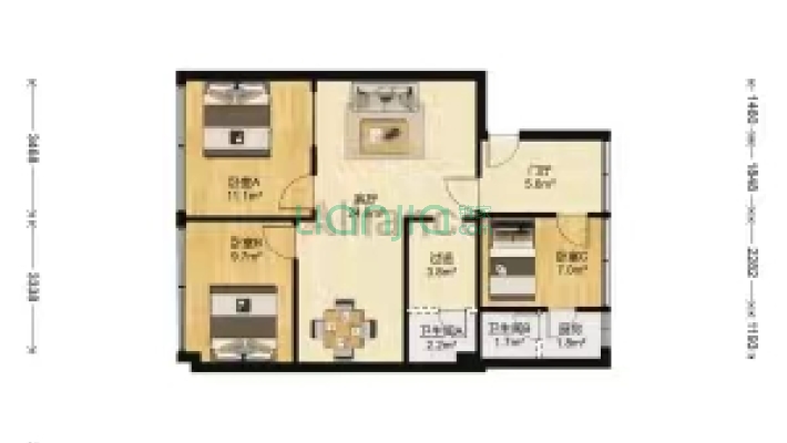 南山统建商住楼二手房实景图