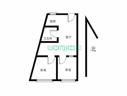 金鹏大厦 2室1厅 东南