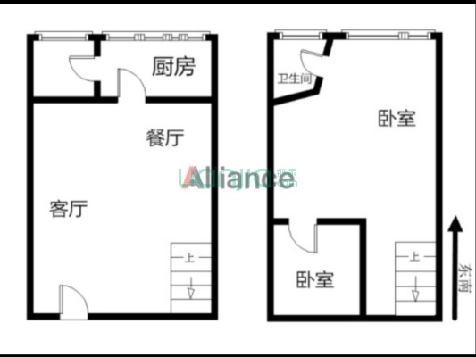 近地铁，朝向花园，复式房用两层空间交一层物业费