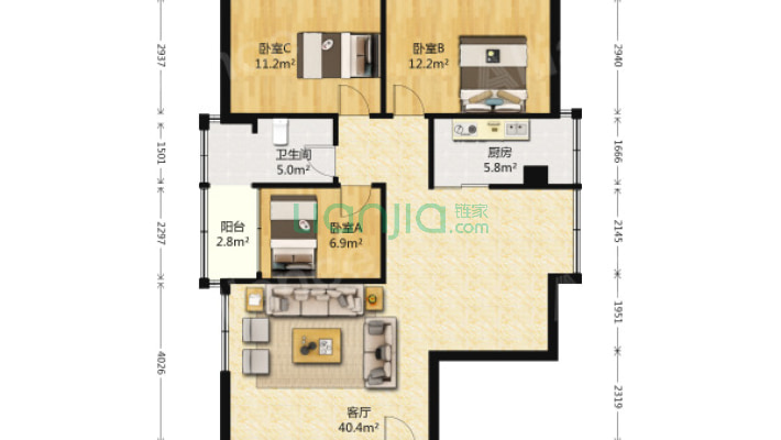 华富综合市场二手房实景图