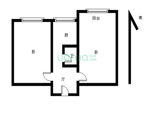 建德村两室一厅，户型方正，满五唯一