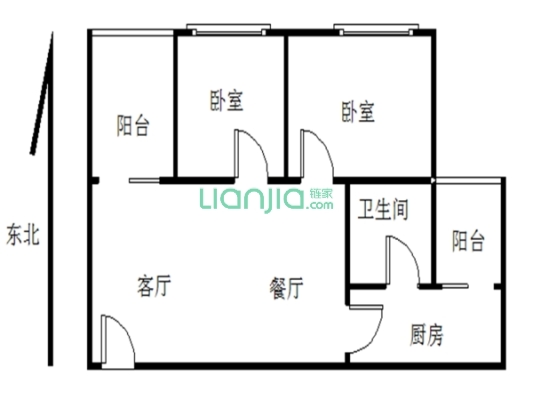 本房户型格局方正，小区标准两房，值得一看，敬请关注