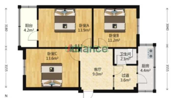 磨子巷1号二手房实景图