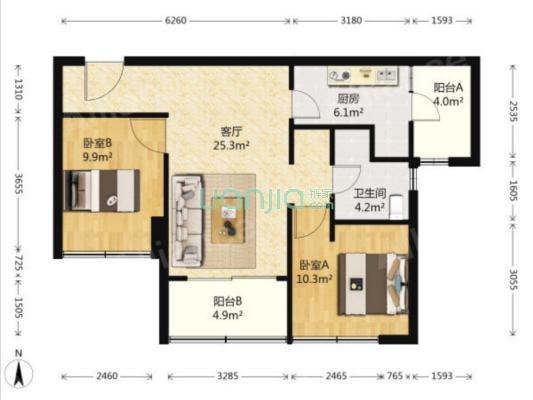 积水住宅，品质小区，采光佳，详情咨询毛文航