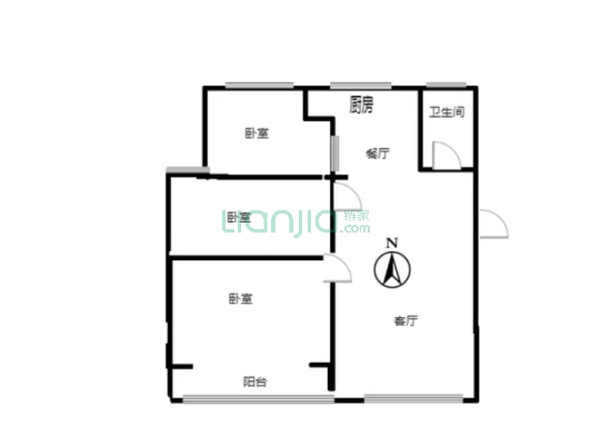 华阳西路卓悦城，双公园美㡯，品质生活-户型图