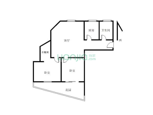 华侨海景山庄，精装两房，业主有心卖，看房方便采光好