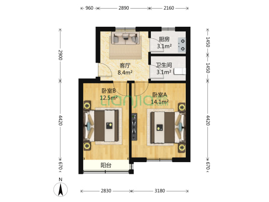 环城新村(青浦) 2室1厅1卫 0平方