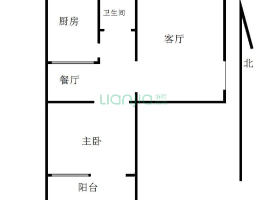 采光好 集体供暖 南北通透 生活便利-户型图