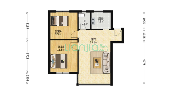 银竹苑1区二手房实景图