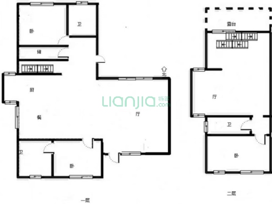 丹佛尔湾 4室2厅 南 北-户型图