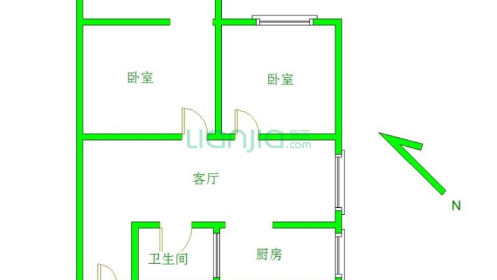 电车宿舍二手房实景图