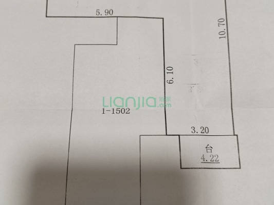 房子采光好，中 间 楼 层 无 遮 挡-户型图