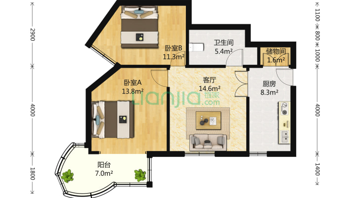 祥安公寓二手房实景图