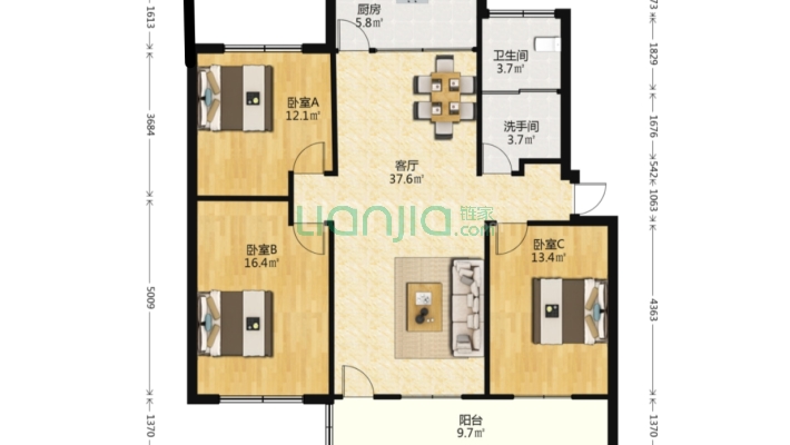 工商银行家属院二手房实景图