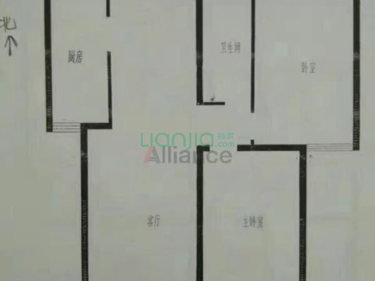 房子简单装修，底楼层，全阳户型，房本满五唯一。-户型图