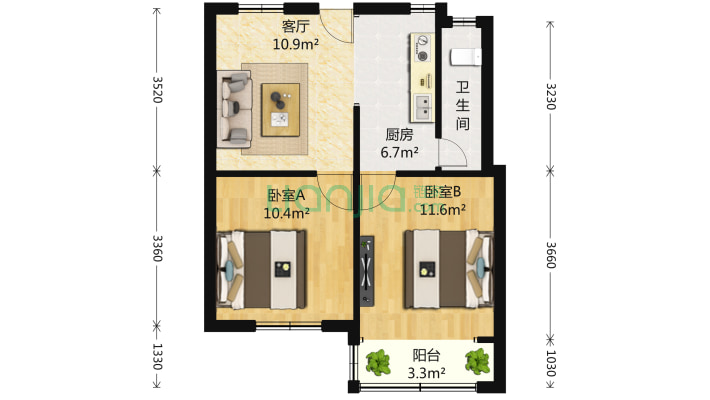 泰山二村二手房实景图