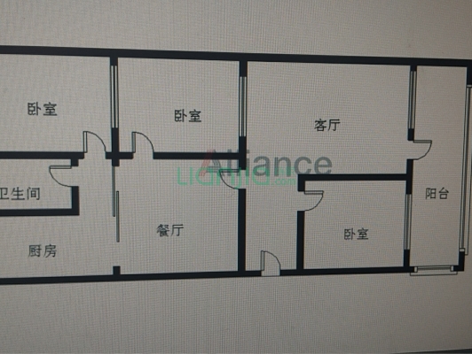 顺通小区宜家旺广场东侧，多层板楼-户型图