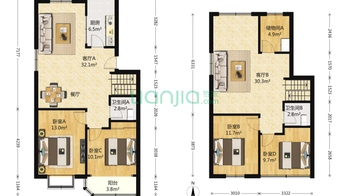 鹏欢鑫宝园二手房实景图