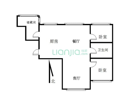 香山名苑电梯楼九楼116平米出售-户型图