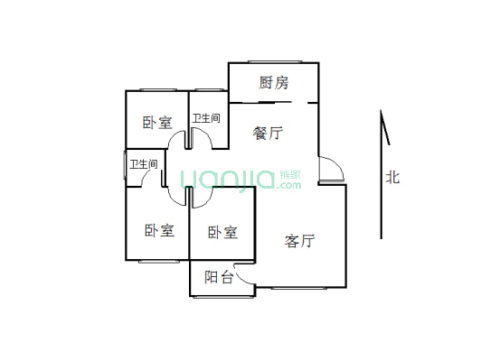 锦绣花园142平米1楼大三室有证可贷款20平米地下室-户型图