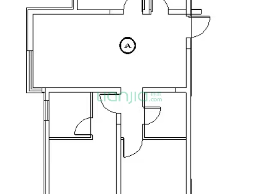 颐景华府 2室2厅 南 北-户型图
