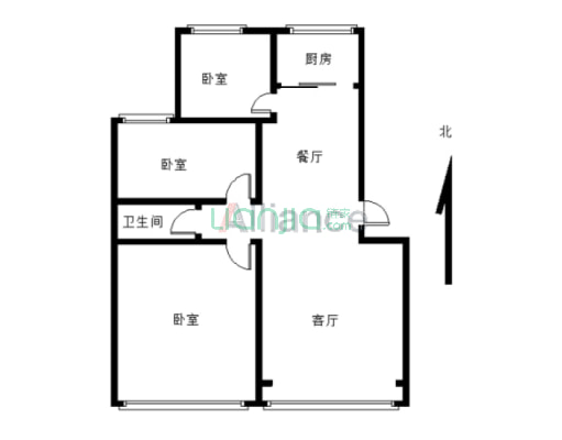 兴隆县城，美峰家园，业主诚心出售。-户型图