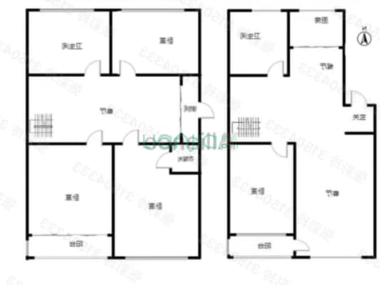 广安B区    物探局   园林小区-户型图