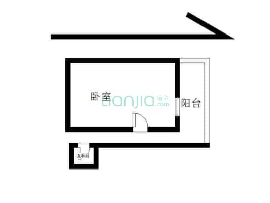 榕信南苑 1室1厅 南 北