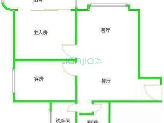 珠江边 户型方正 南向两房 交通便利 配套完善