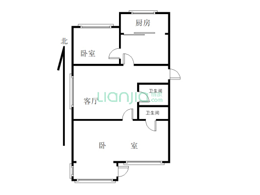 出售 平安西区3-1-1-1 120.00m²-户型图