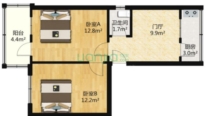 鹊山路二手房实景图