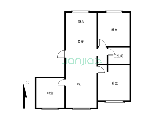 天府家园3-2-1-1 118.19m²  价格可以商量-户型图