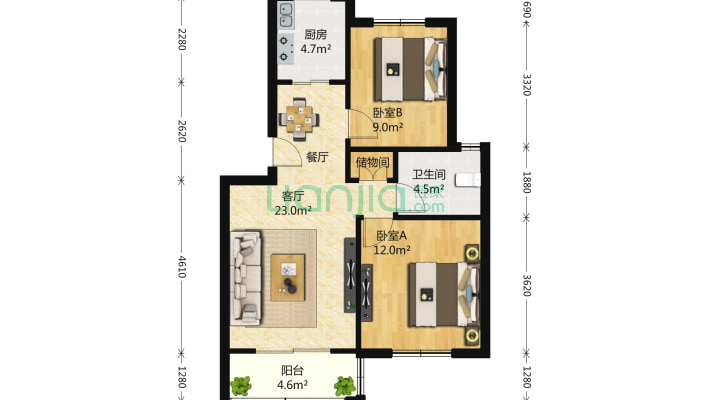 恒纬家苑二手房实景图