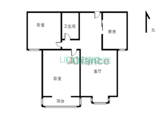 水岸花城，好房源，环境好，交通便利。-户型图