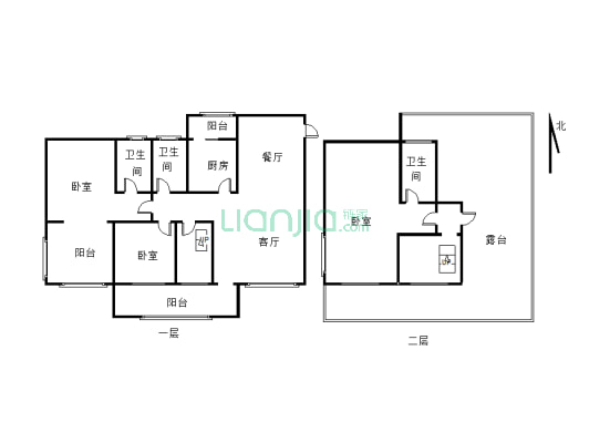 3室1厅 交通便利 小区环境干净舒适 适合居住-户型图