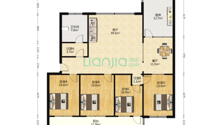 交通银行宿舍二手房实景图