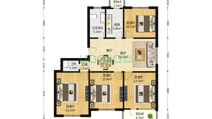 三皇桥小区二手房实景图