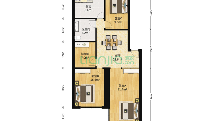 南苑街自来水家属楼二手房实景图