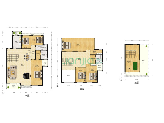 天泰馥香谷一期 7室1厅3卫 287平方
