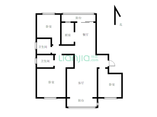 澜悅湾小区，三室两厅，有证可按揭-户型图