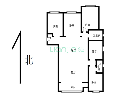 天明城三期的房子，房间面积比较大，视野比较好，随时-户型图