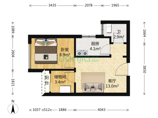 嘉葆润高层住宅，户型方正，诚意出售